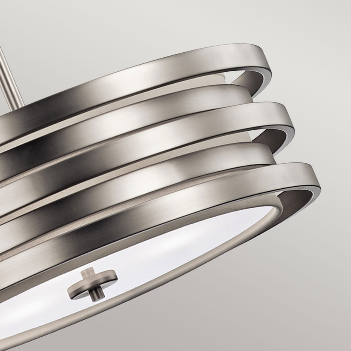 Roswell Pendant Light in Brushed Nickel