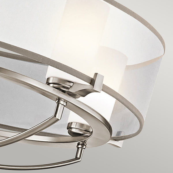 Saldana Five Light Chandelier in Classic Pewter