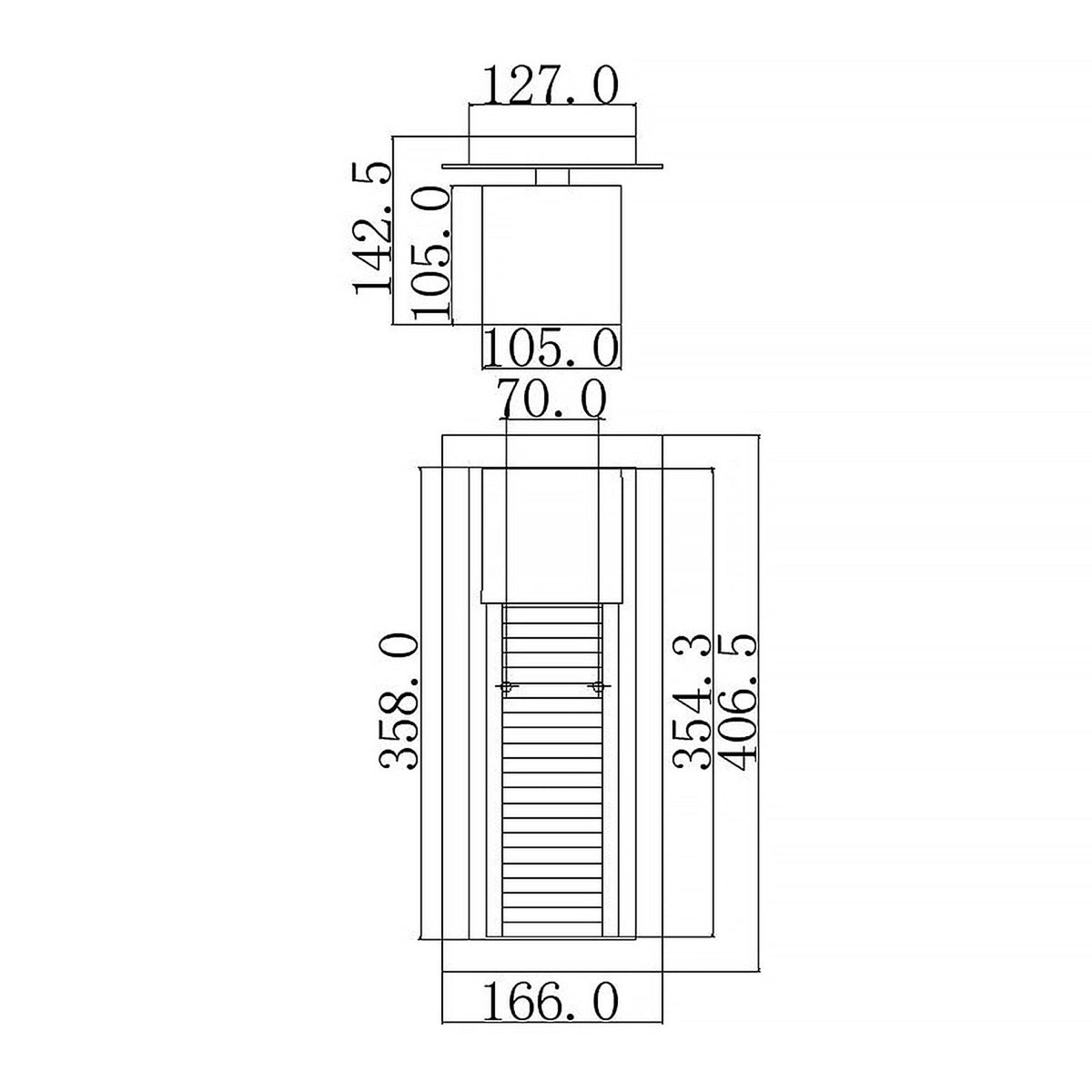 Sorel LED Outdoor Wall Light in Architectural Bronze