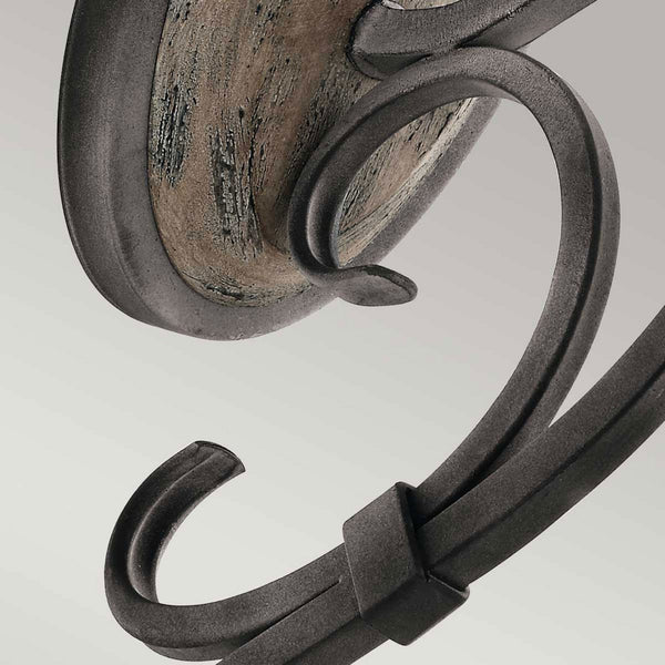 Taulbee Single Wall Light with Weathered Zinc