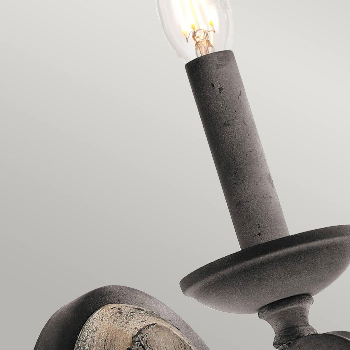 Taulbee Single Wall Light with Weathered Zinc