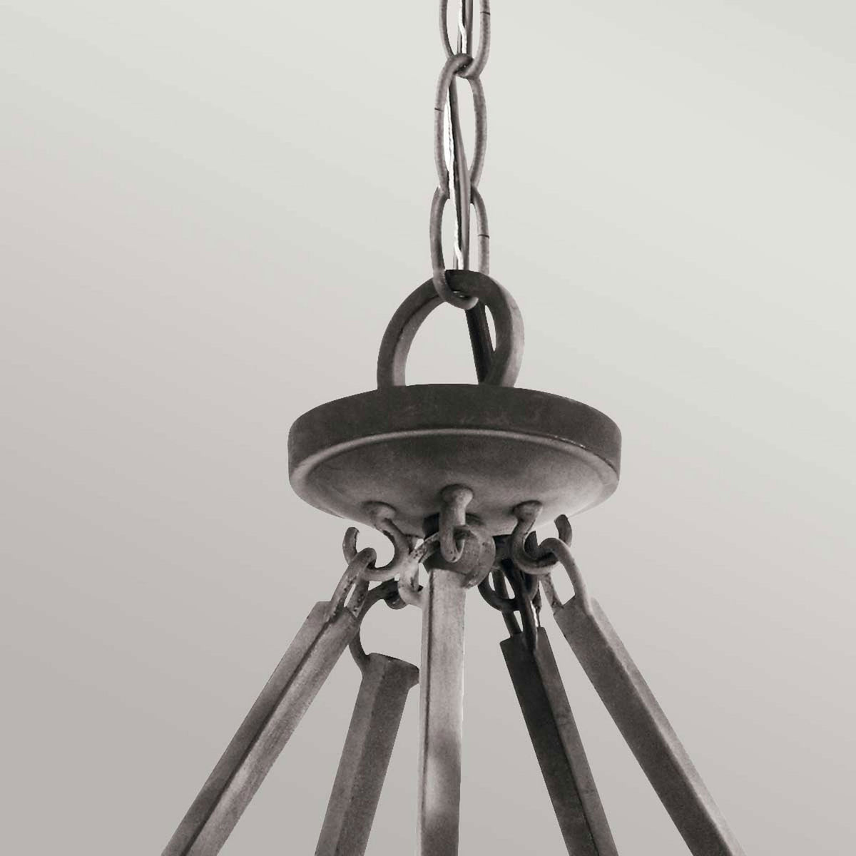 Taulbee Fifteen Light Chandelier with Weathered Zinc