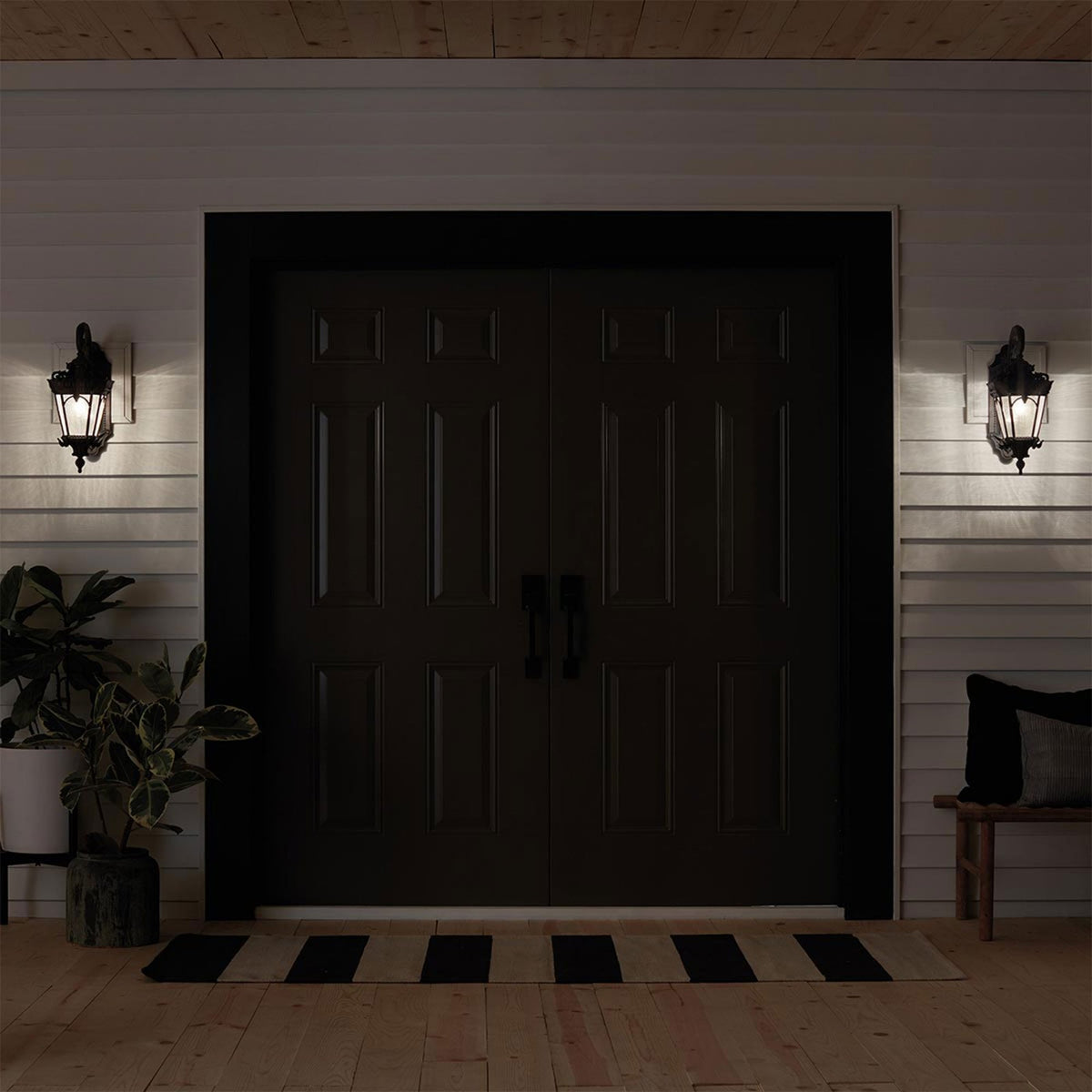 Tournai 2 Light Large Outdoor Wall Lantern