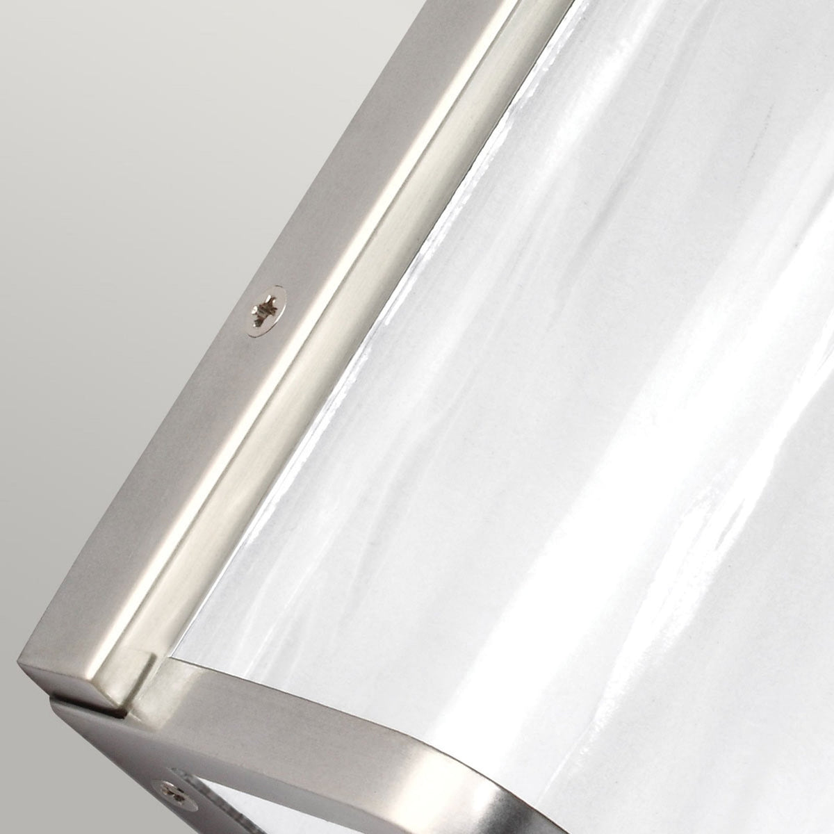 Bennie Large LED Outdoor Wall Light in Painted Brushed Steel