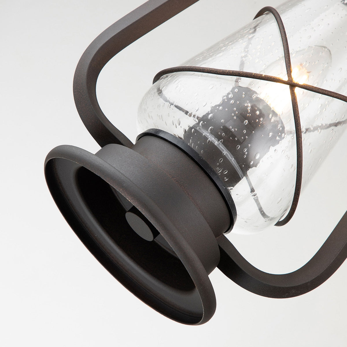 Miners Wrought Iron Chain Pendant Light