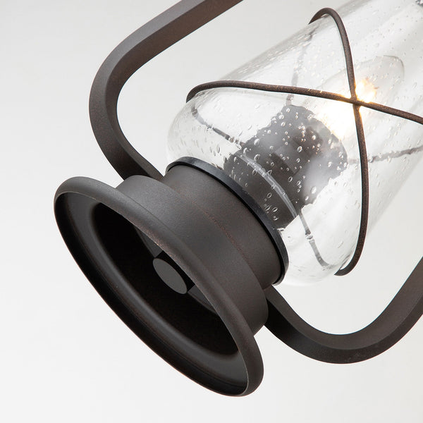 Miners Wrought Iron Chain Pendant Light