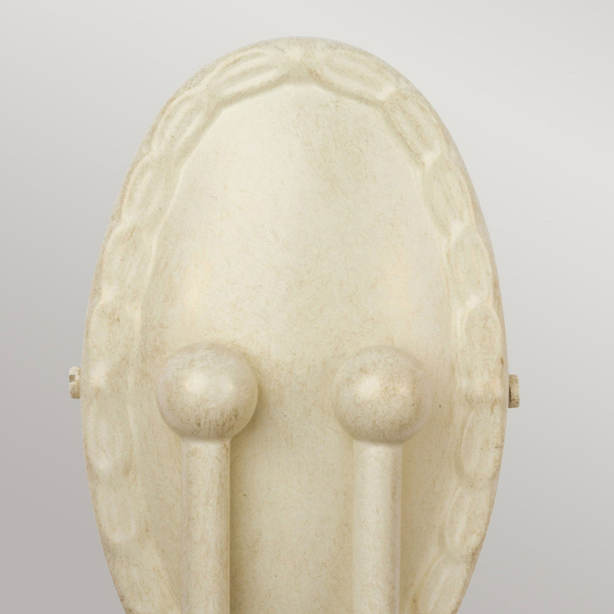 Minster Twin Wall Light in Ivory Gold