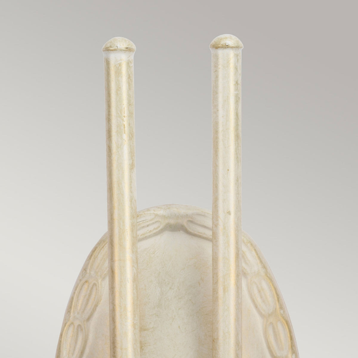 Olivia Twin Wall Light in Ivory & Gold