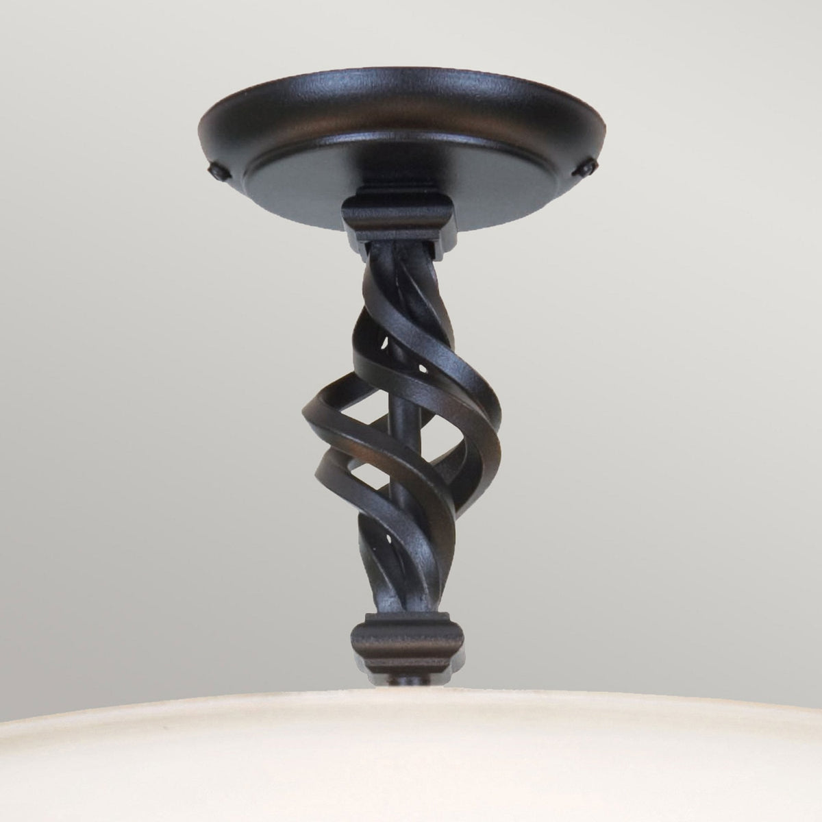 Pembroke Semi-Flush Light in Black
