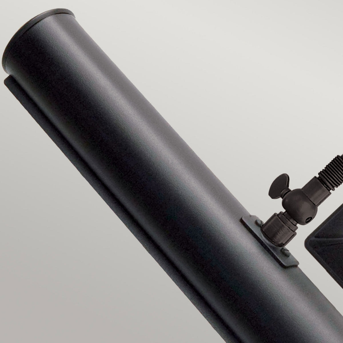 Large Iron Adjustable Picture Light in Black