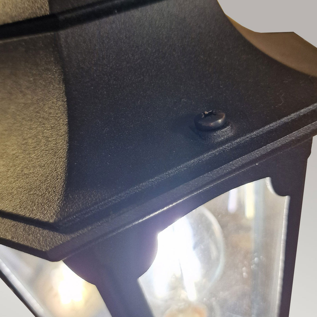 Parish 1 Light Lamp Post in Black