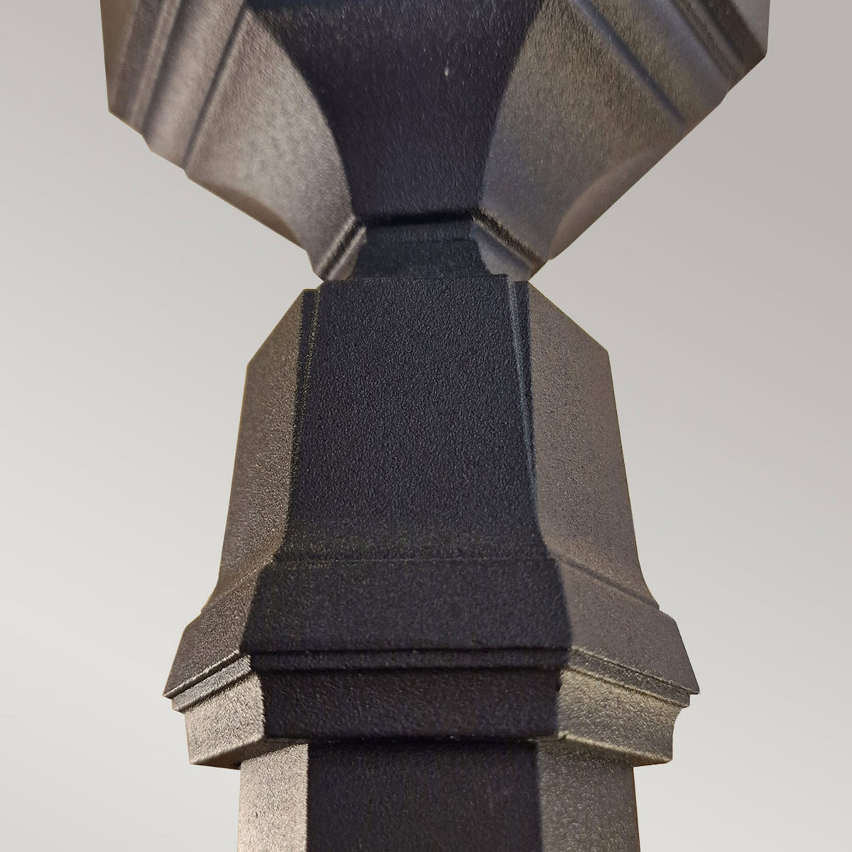 Parish 1 Light Lamp Post in Black