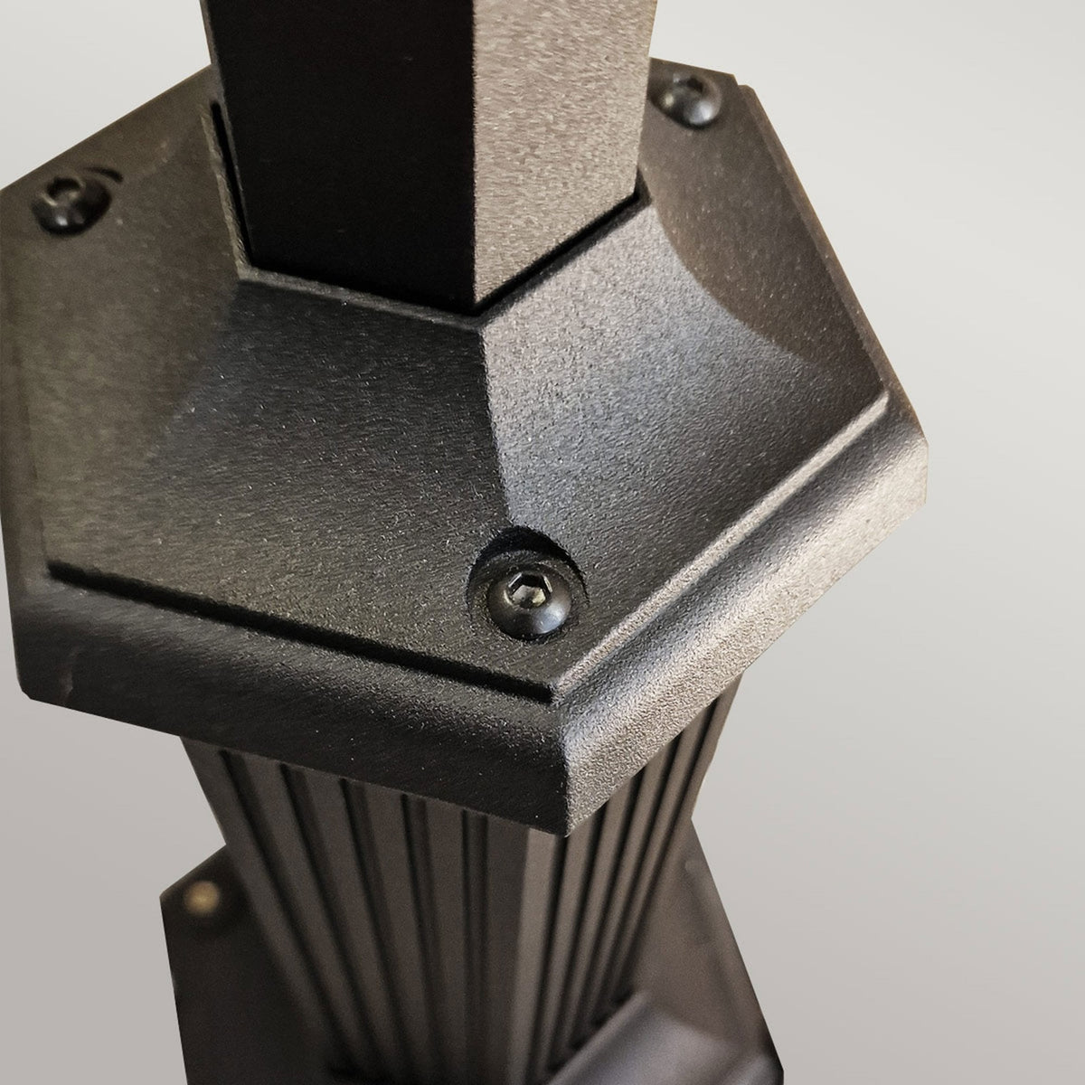 Parish 1 Light Lamp Post in Black