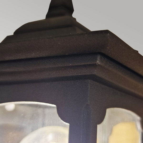 Parish Mini 1 Light Up Wall Lantern in Black