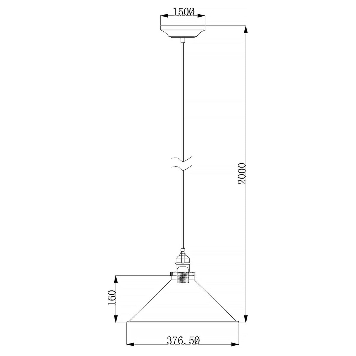 Provence Pendant Light in Aged Brass