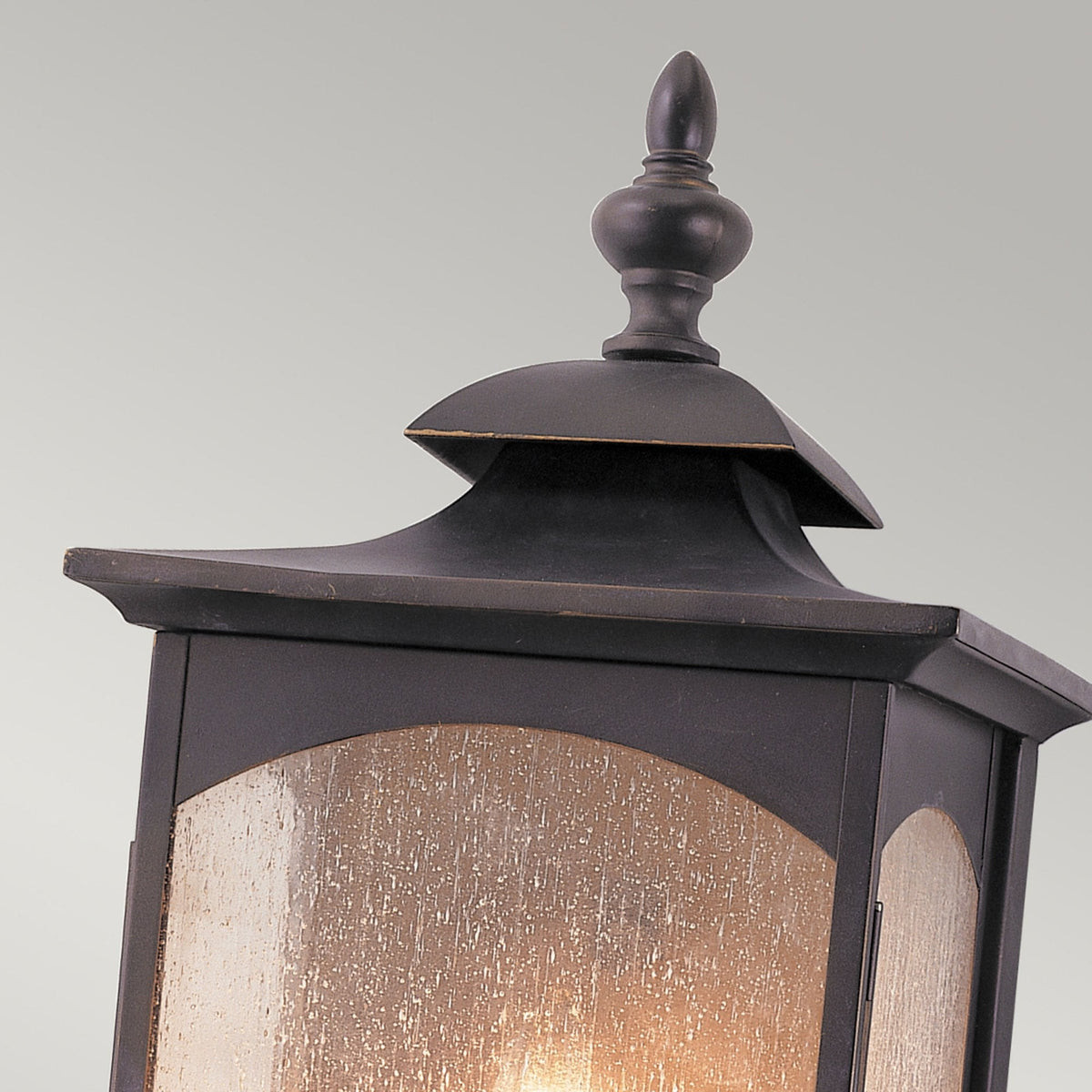 Market Square IP44 Exterior Large Wall Light in Oil Rubbed Bronze Finish