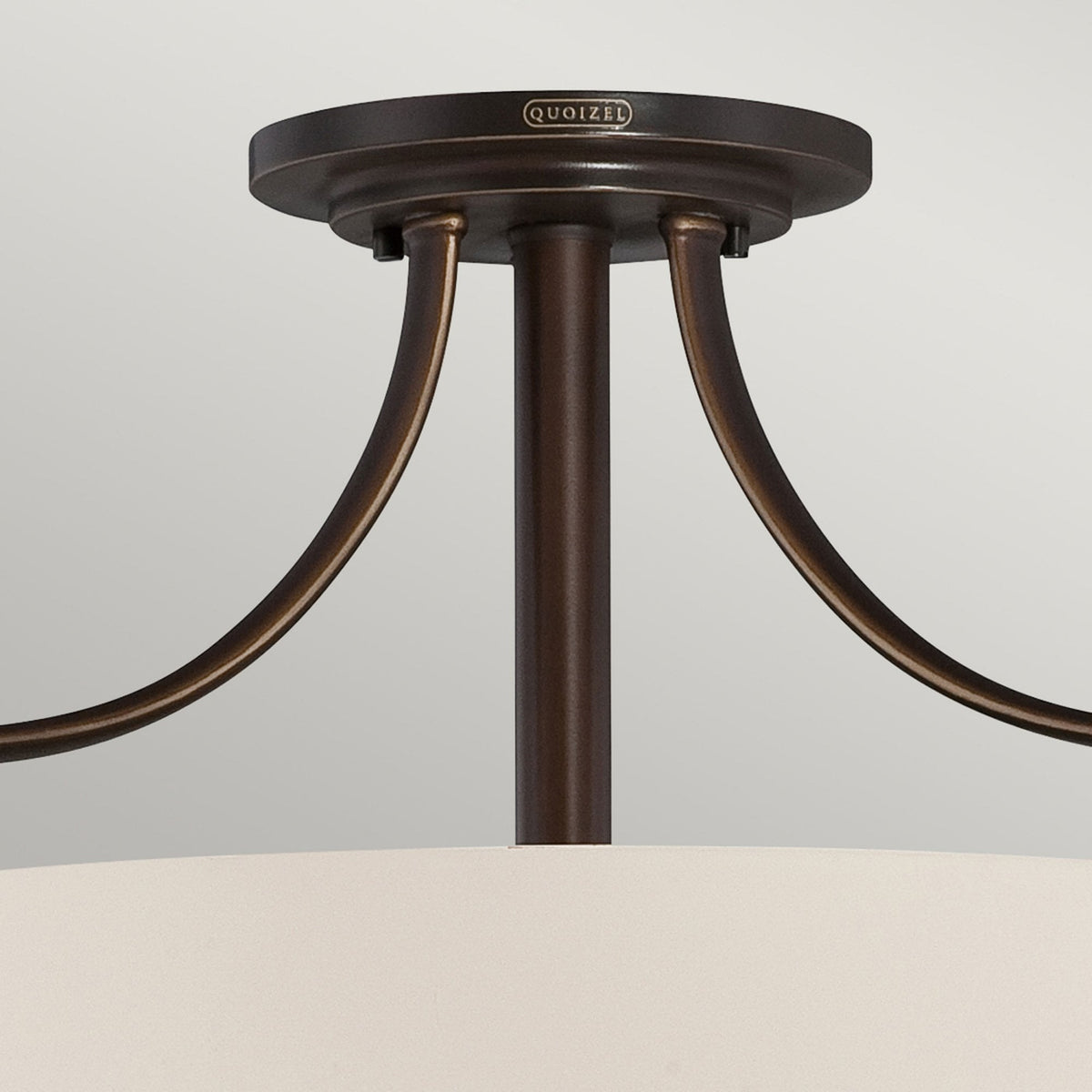 Chantilly Semi-Flush Light in Palladian Bronze