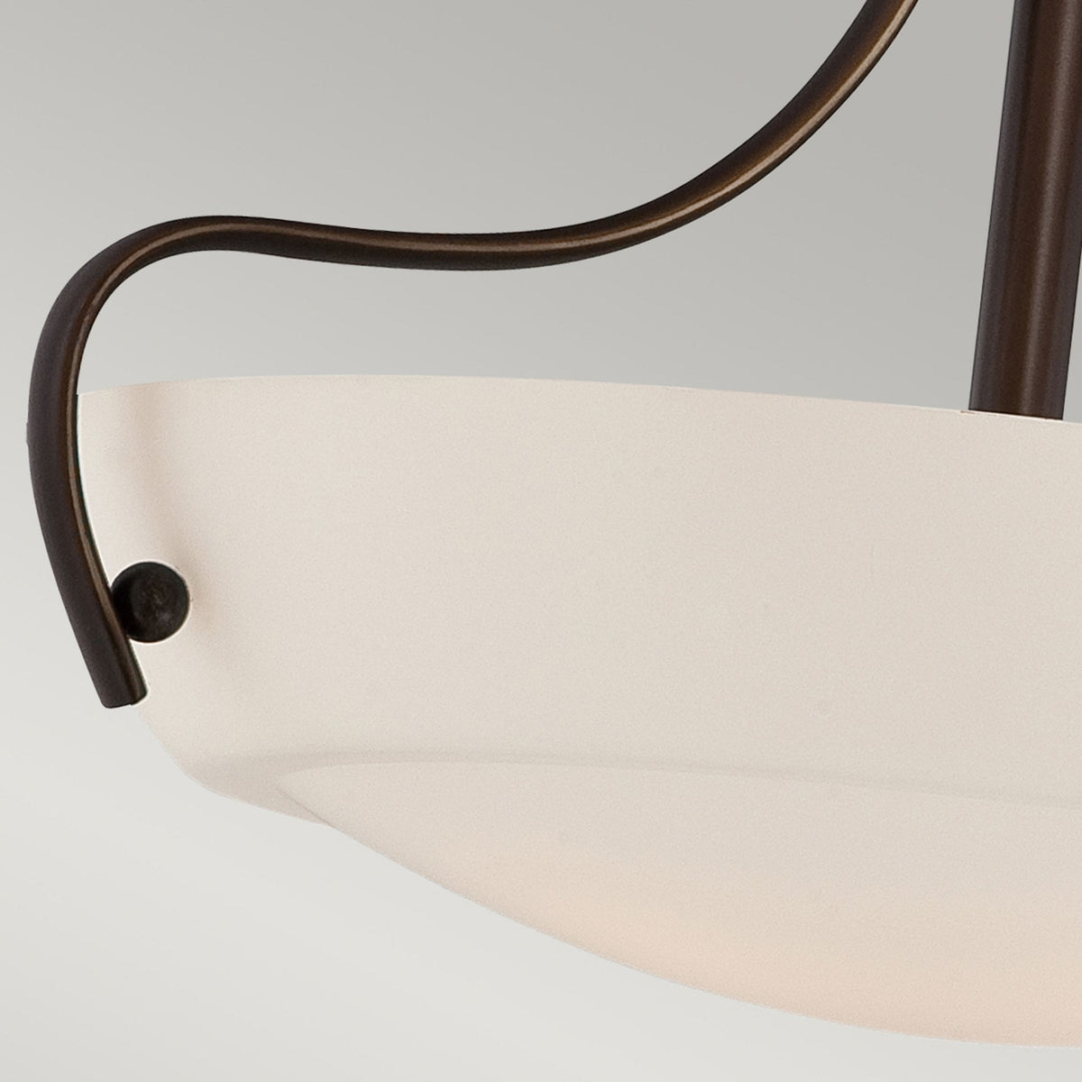 Chantilly Semi-Flush Light in Palladian Bronze
