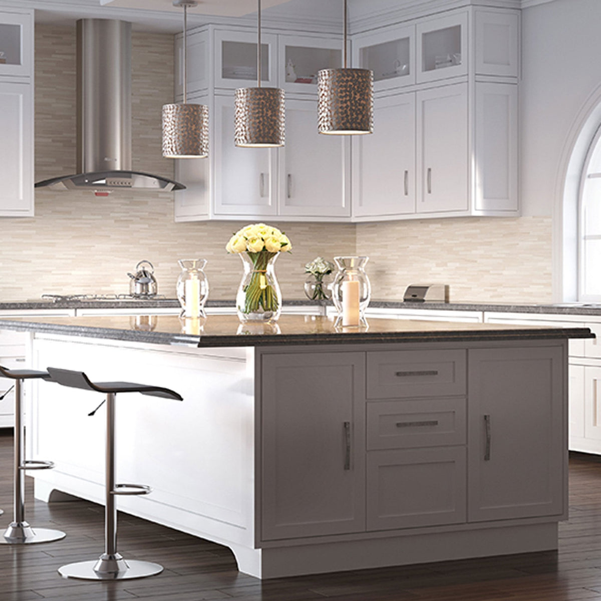 Confetti Mini Pendant in Old Silver