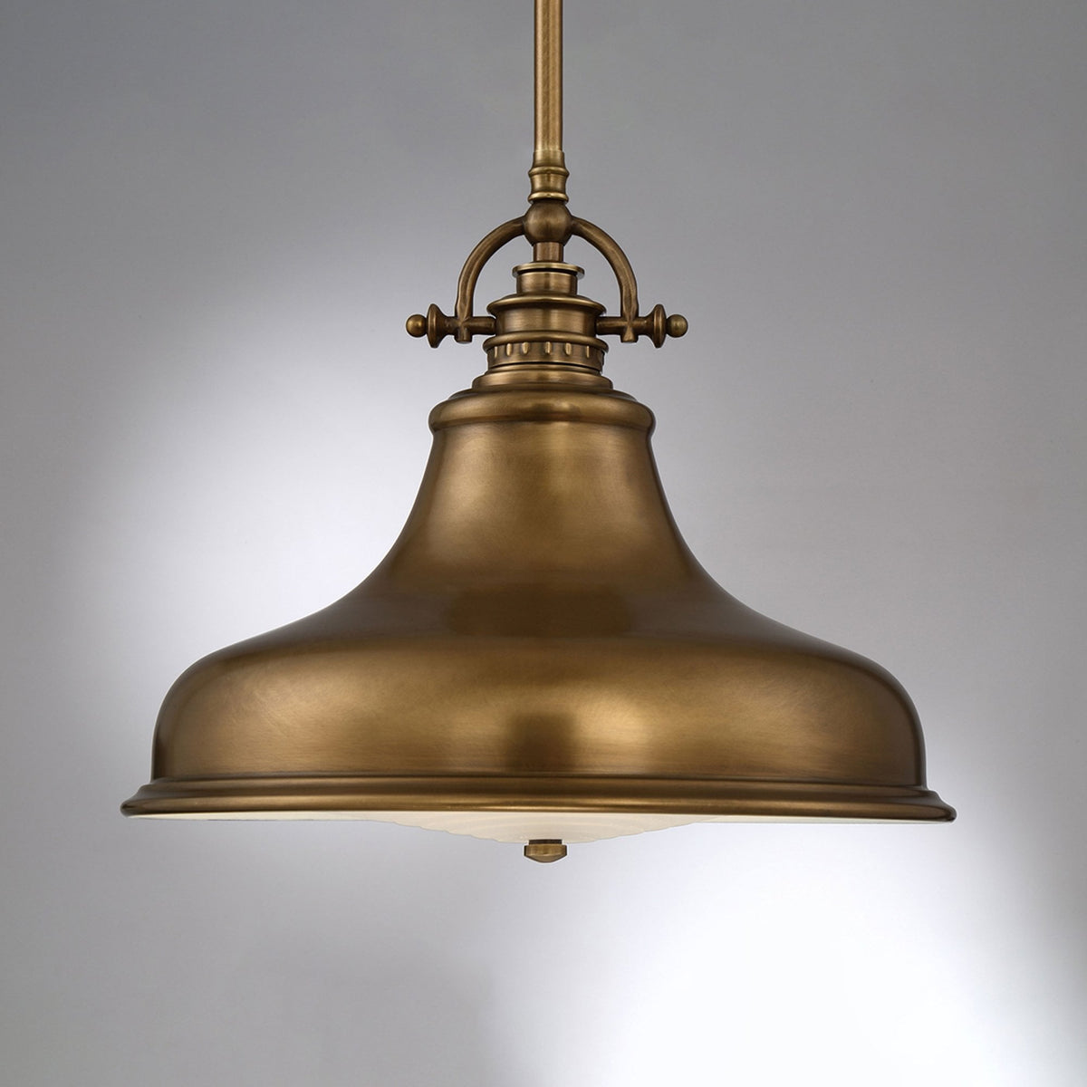 Emery Pendant Light in Weathered Brass
