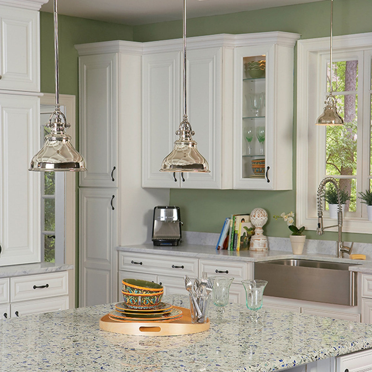 Emery Mini Pendant in Imperial Silver