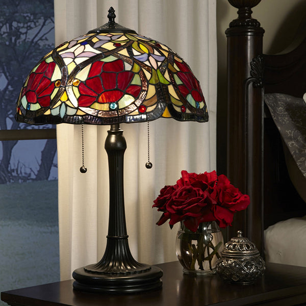 Tiffany Larissa Table Lamp in Vintage Bronze