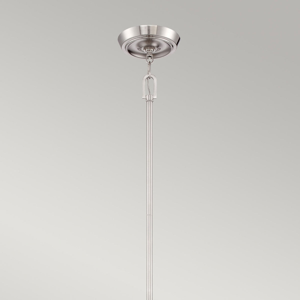 Penn Station Medium Pendant Light in Brushed Nickel