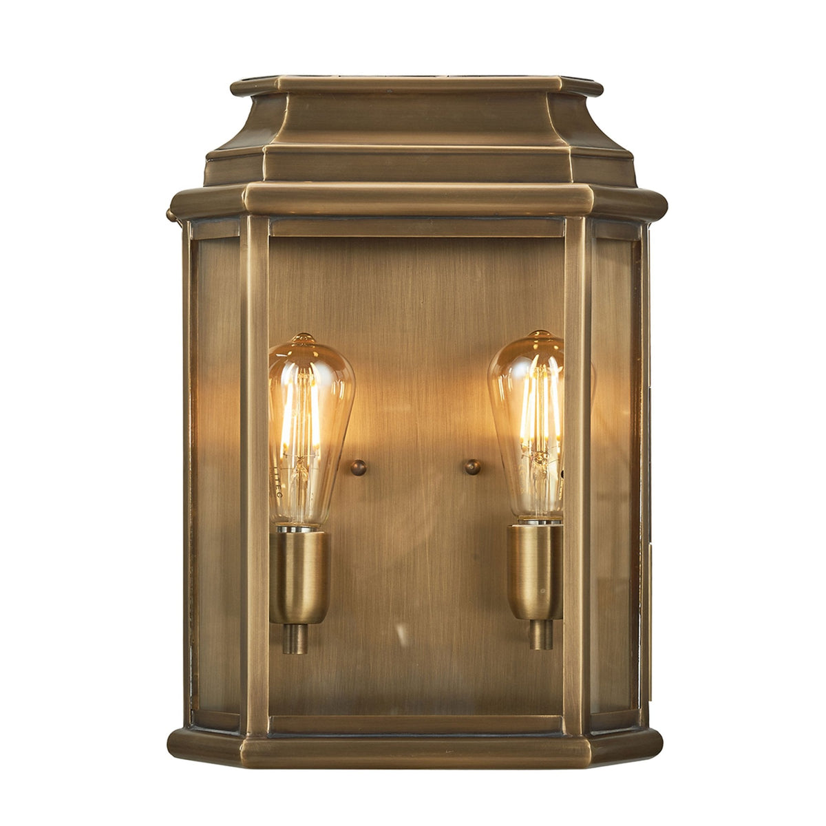 St Martins Solid Brass Large Outdoor Wall Lantern