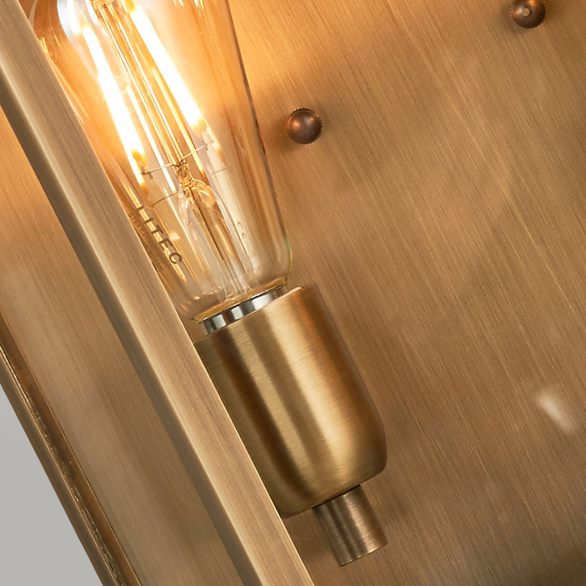 St Martins Solid Brass Large Outdoor Wall Lantern