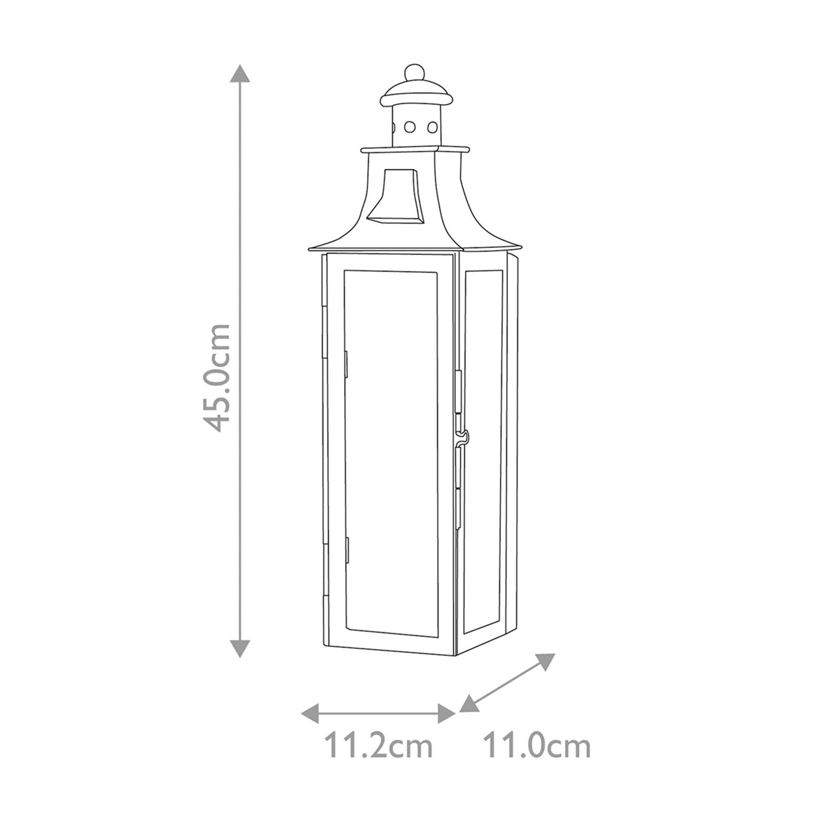 Stow Wrought Iron Outdoor Wall Light