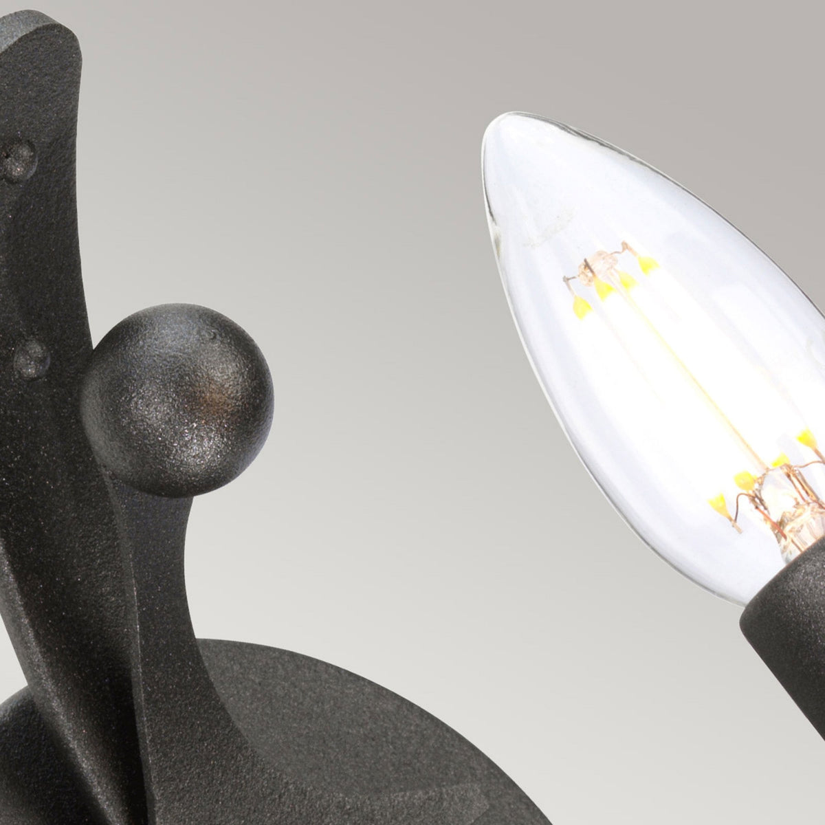 Windsor Single Wall Light in Graphite