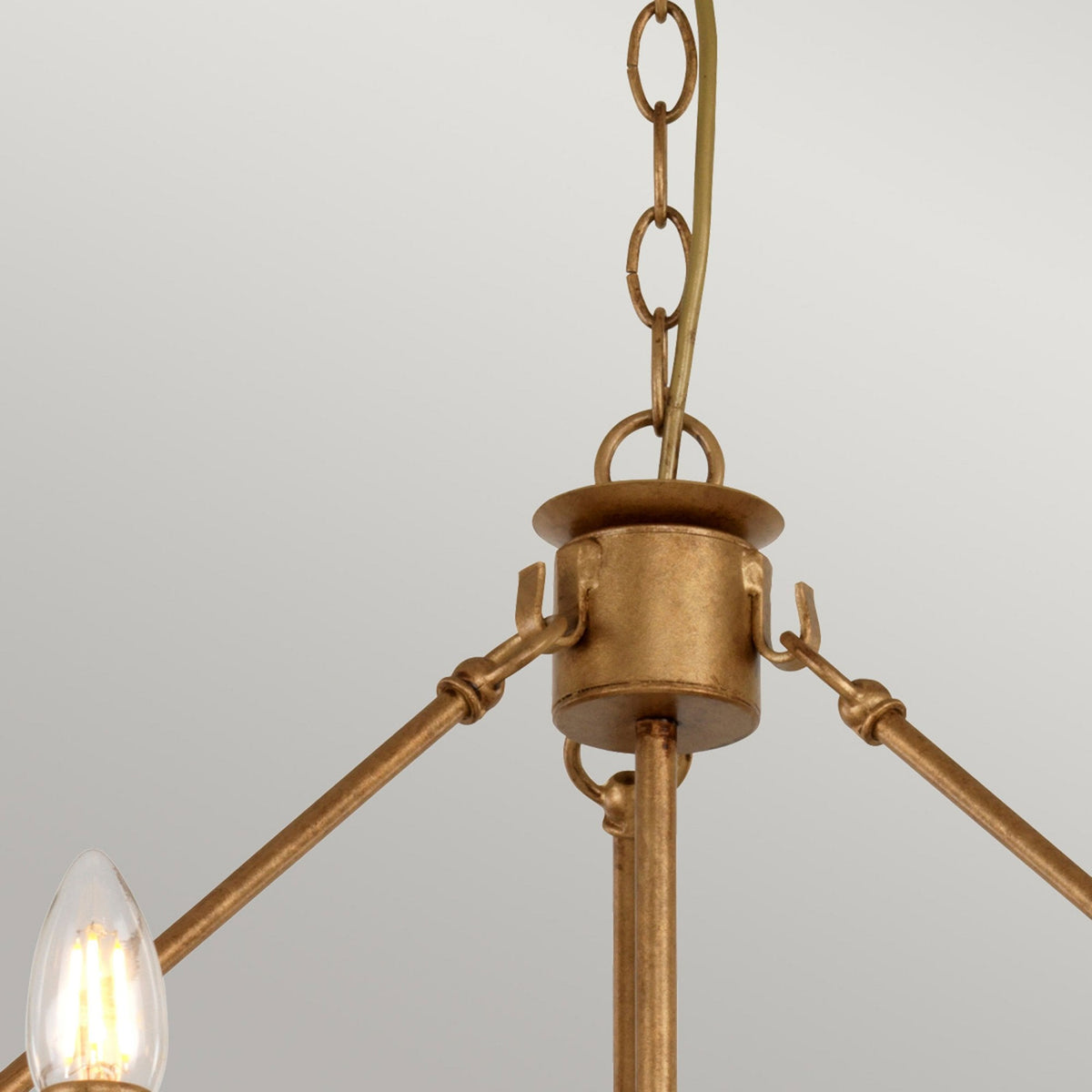 Windsor Twelve Light Chandelier in Gold Patina