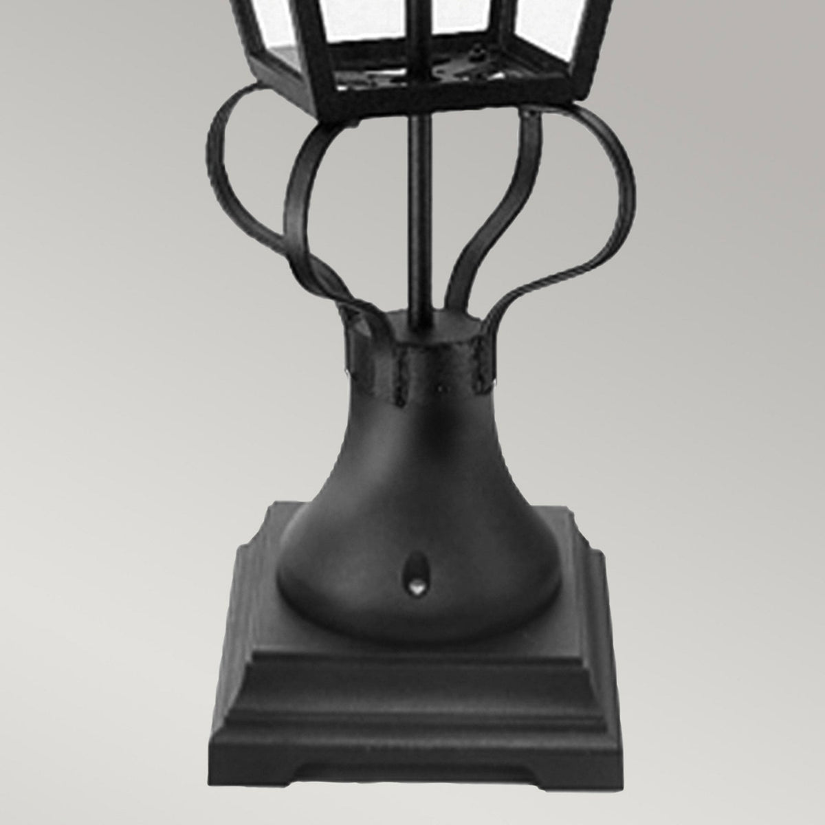 Wilmslow Pedestal Lantern in Black
