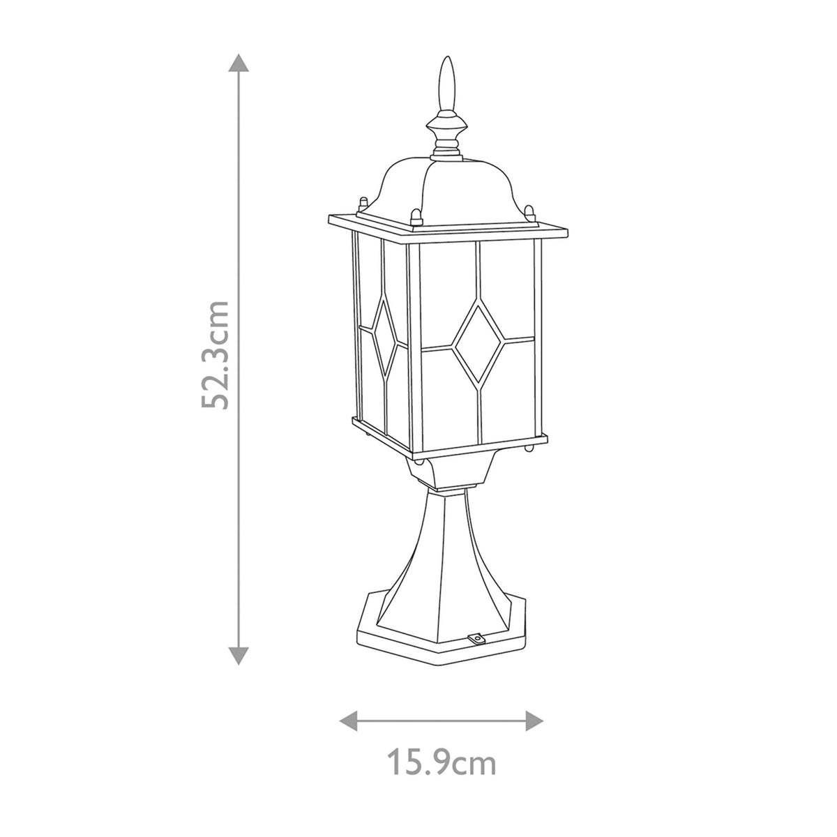 Wexford Outdoor Pedestal Lantern