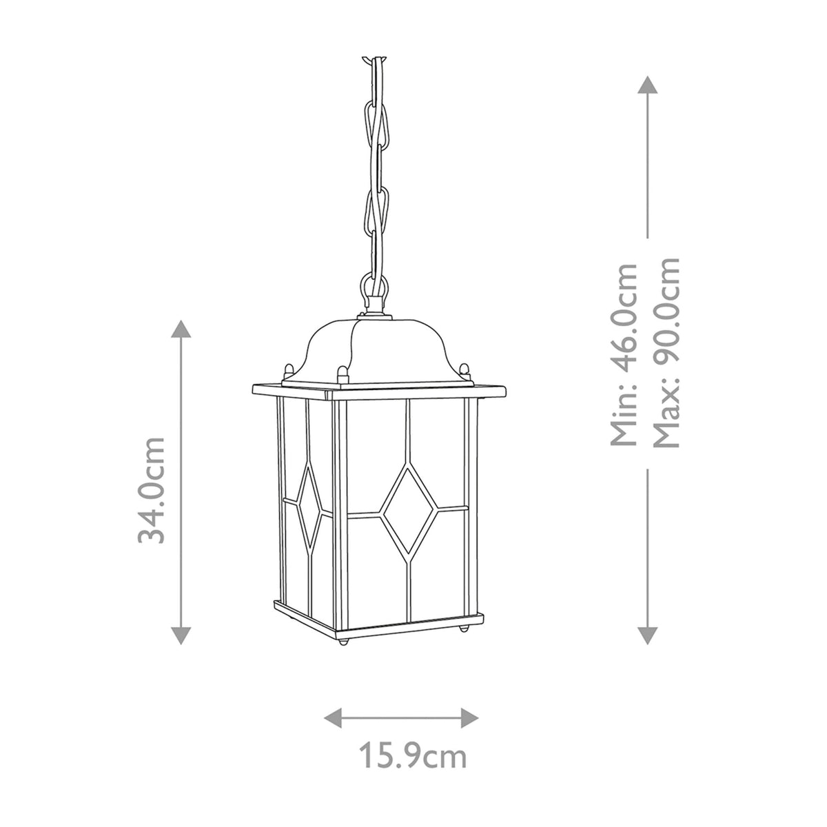 Wexford Outdoor Pendant Chain Lantern