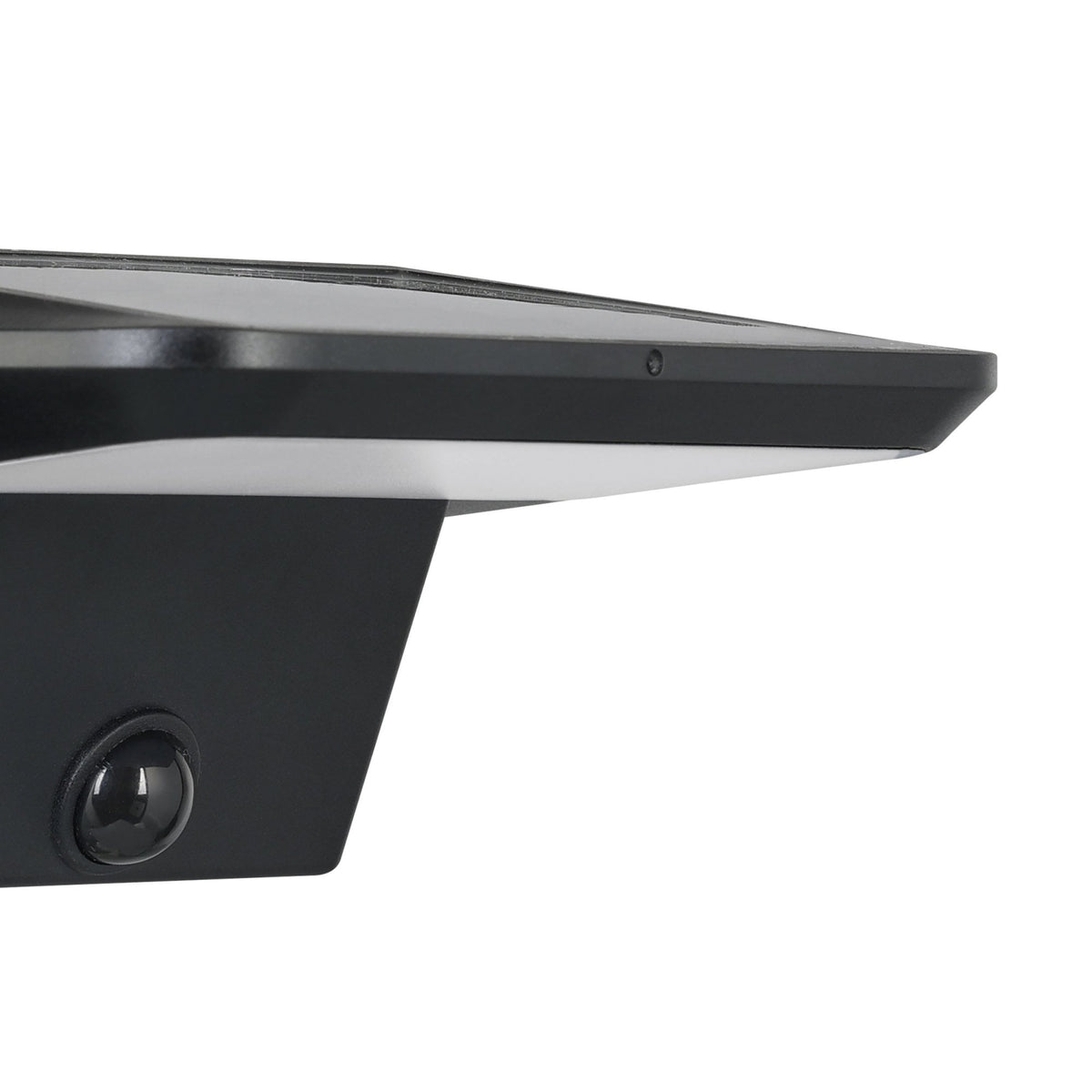 Porrassa Solar PIR Motion Sensor Outdoor LED Light in Black