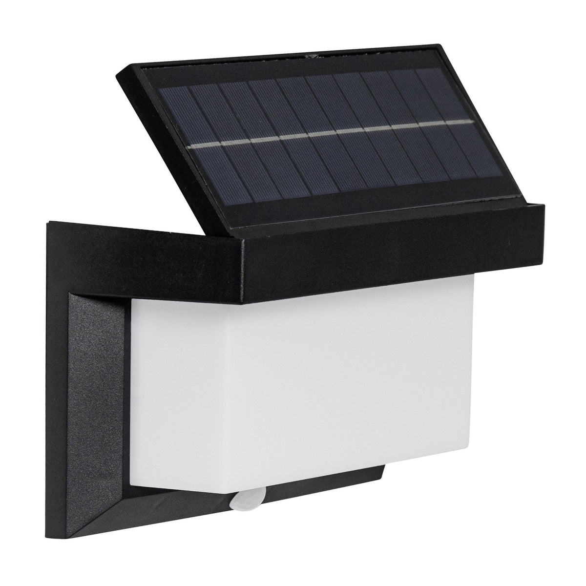 Utrera Solar PIR Motion Sensor Outdoor LED Light in Black