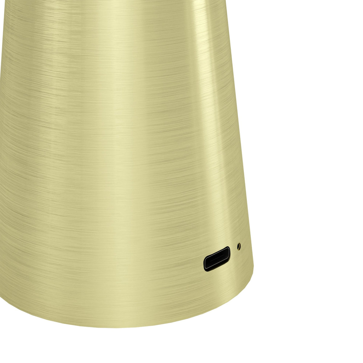 Piccola Battery Operated Rechargeable Dimmable CCT LED Table Light in Brushed Brass