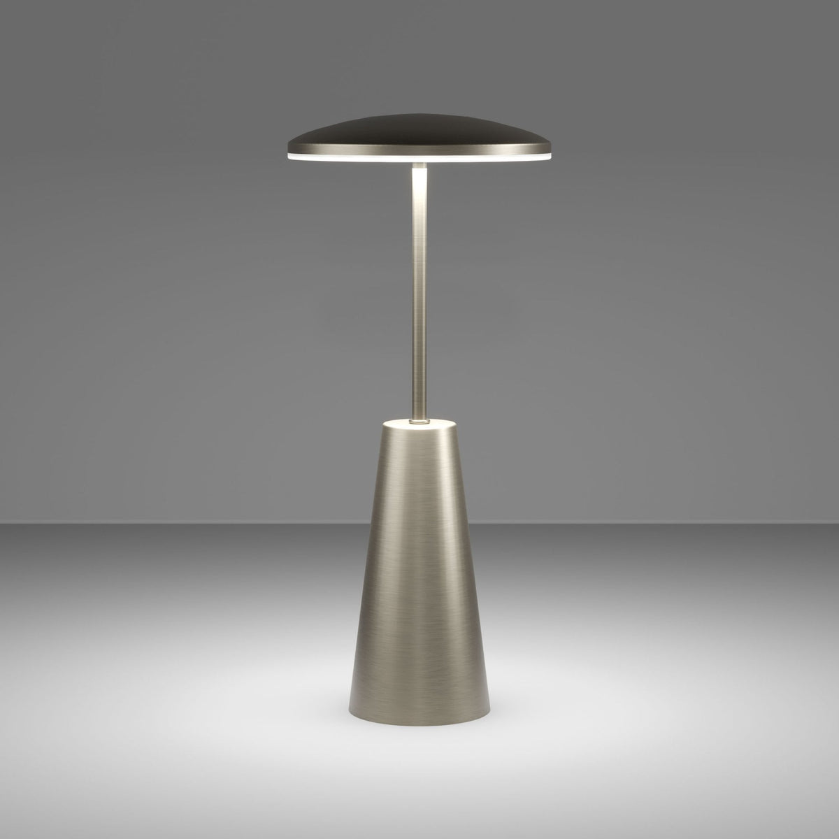 Piccola Battery Operated Rechargeable Dimmable CCT LED Table Light in Dark Bronze