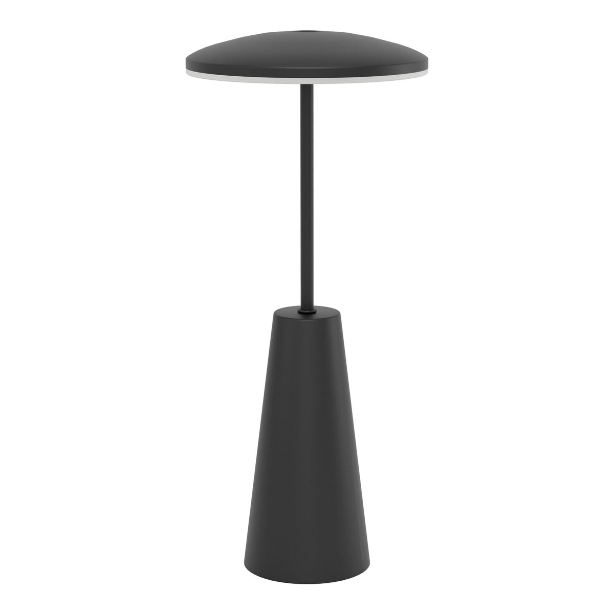 Piccola Battery Operated Rechargeable Dimmable CCT LED Table Light in Black