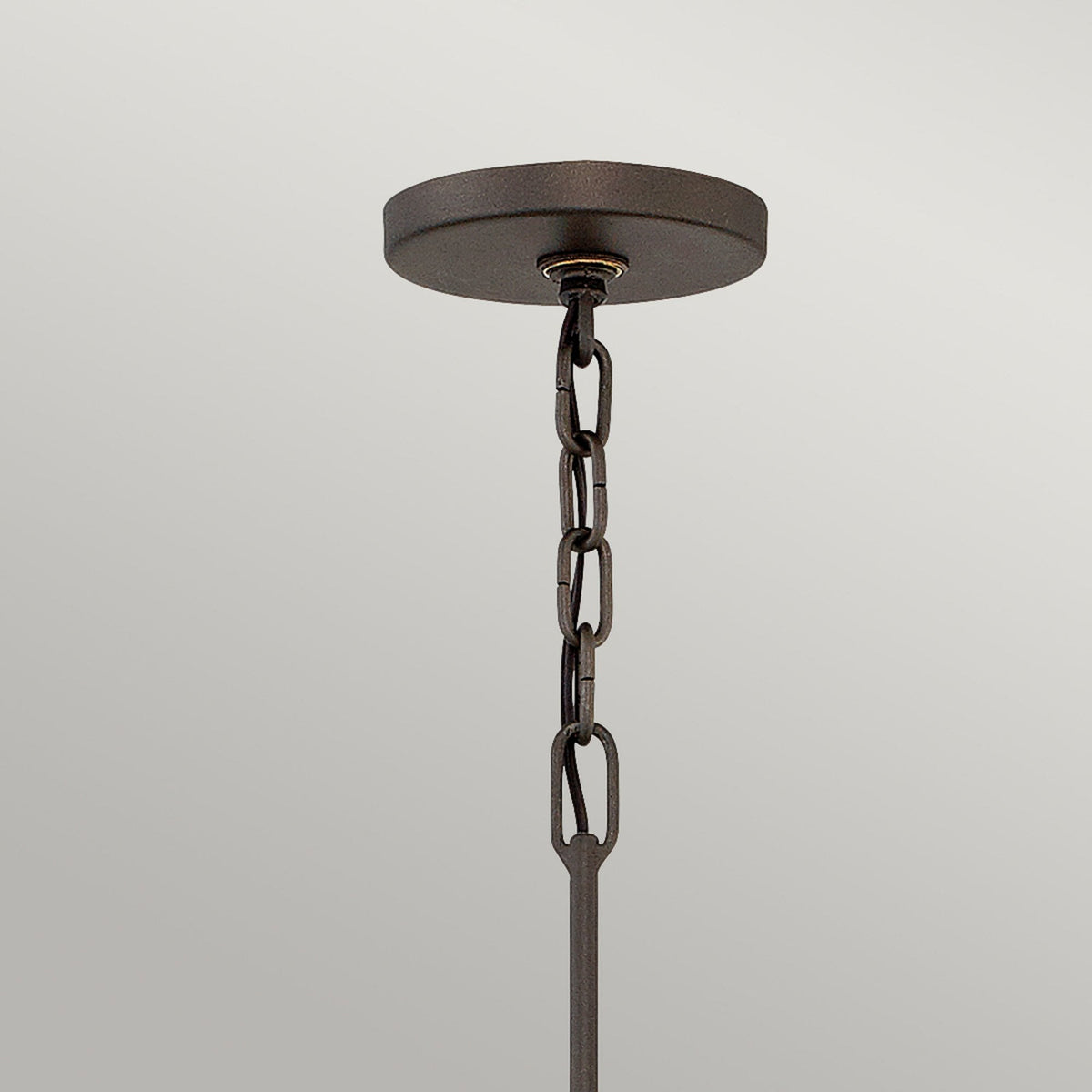 Astrid Five Light Pendant in Matt Bronze and Deluxe Gold