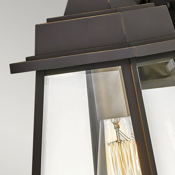 Bainbridge IP44 Exterior Medium Wall Light in Oil Rubbed Bronze