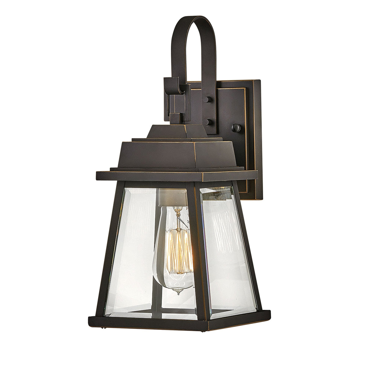 Bainbridge IP44 Exterior Small Wall Light in Oil Rubbed Bronze