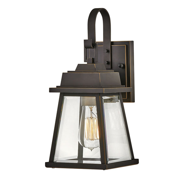 Bainbridge IP44 Exterior Small Wall Light in Oil Rubbed Bronze
