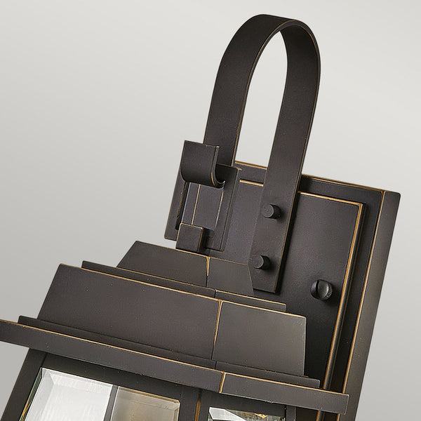 Bainbridge IP44 Exterior Small Wall Light in Oil Rubbed Bronze