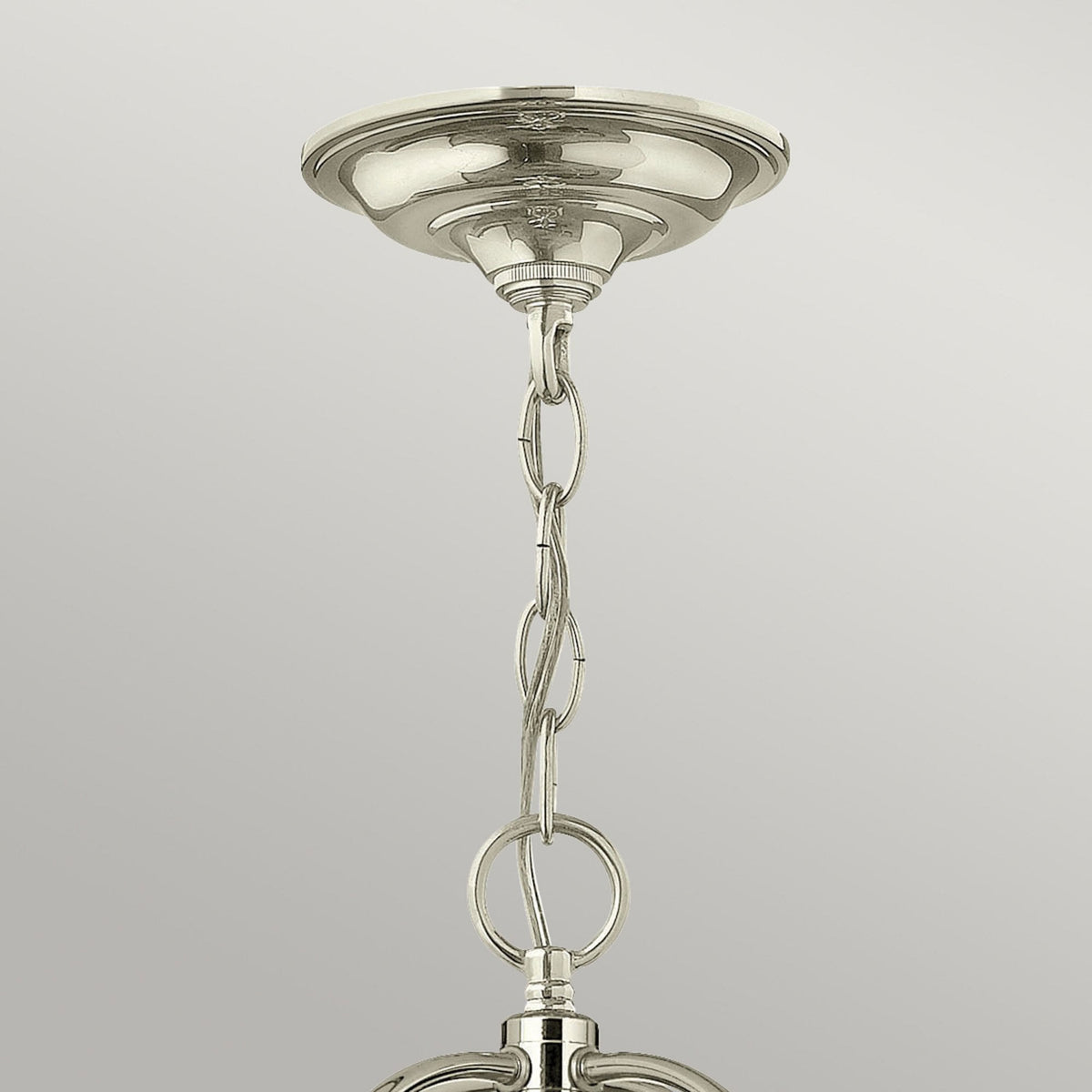 Gentry Six Light Large Pendant in Polished Nickel