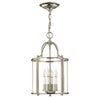 Gentry Four Light Medium Pendant in Polished Nickel