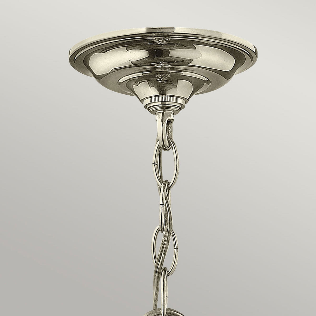 Gentry Four Light Medium Pendant in Polished Nickel