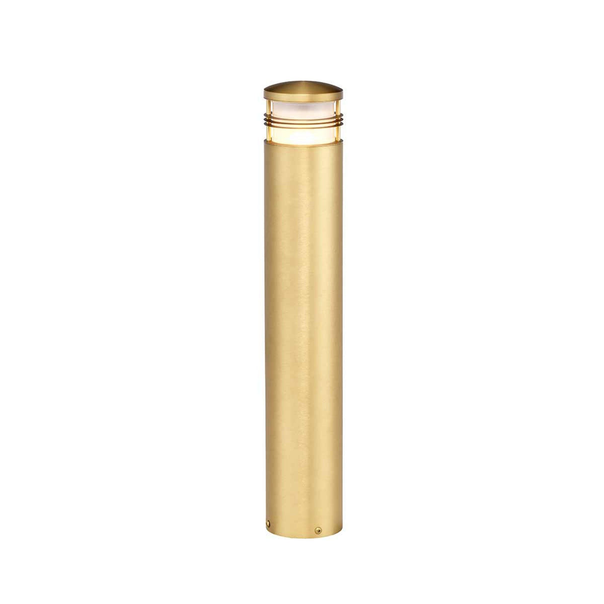 New Brighton Coastal IP55 Solid Brass Bollard Light in Brushed Brass Finish