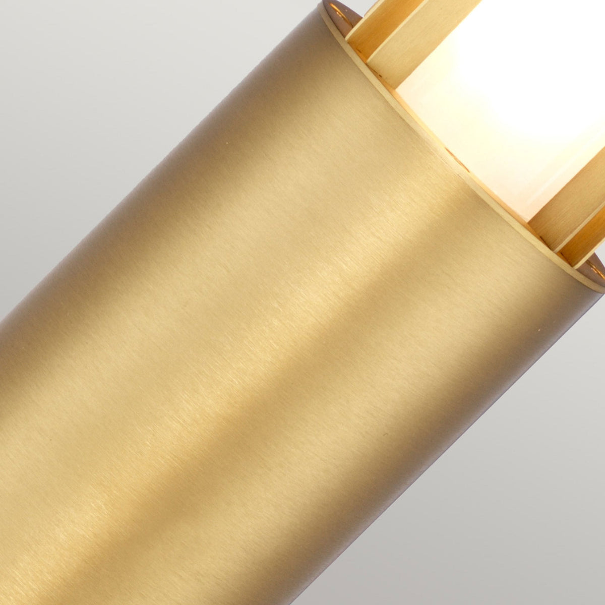 Paignton Coastal IP55 Solid Brass Bollard Light in Brushed Brass Finish